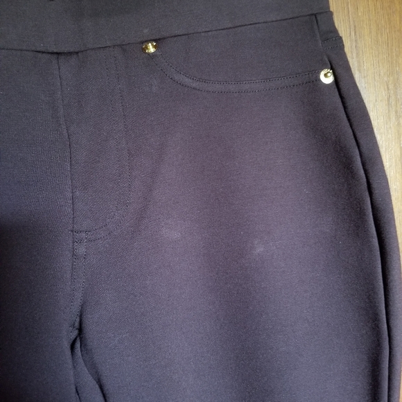 Michael Kors Brown Skinny Leggings Sz Small - Picture 5 of 9
